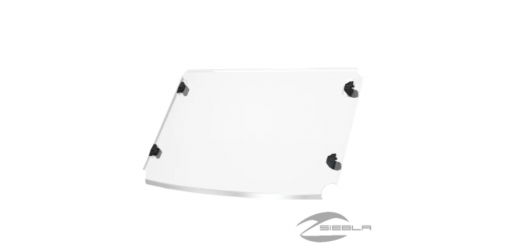 Full windshield folds outwards - Glass
