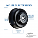 Llave para filtro de aceite 14 - 65MM 2830550
