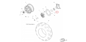 POLARIS SEALED BALL BEARING 44 X 72 X 33.1 3514699