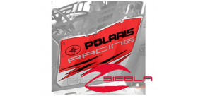 RED RACING DOOR GRAPHICS- RZR 570, 800, 900 BY POLARIS