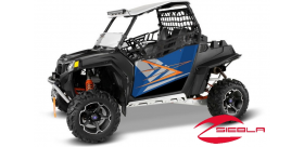 BLUE FIRE DOOR GRAPHICS- RZR 570, 800, 900 BY POLARIS